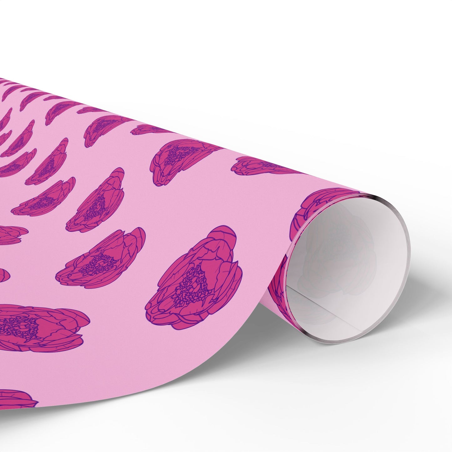 Rosy Dream Peonies Wrapping Paper