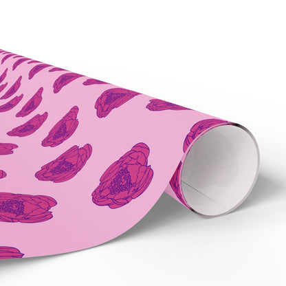 Rosy Dream Peonies Wrapping Paper