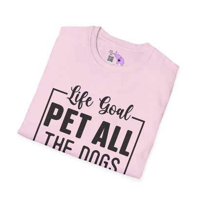 Life Goal Pet All The Dogs Adult T-shirt