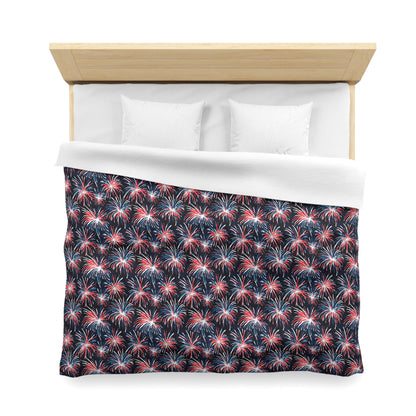 Rocket's Red Glare Microfiber Duvet Cover