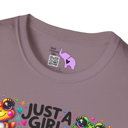 Just A Girl Who Loves Frogs Adult T-shirt