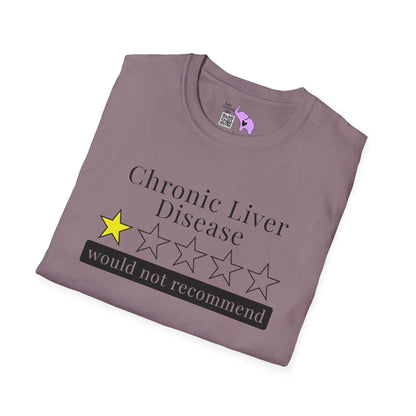Chronic Liver Disease 1 Star Would Not Recommend Adult T-shirt