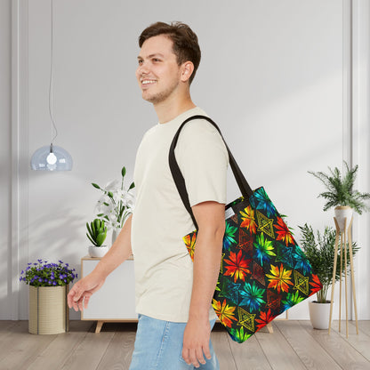 Celebration Mosaic Canvas Tote Bag