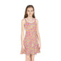 Split Spectrum Camo Girls' Sleeveless Sundress