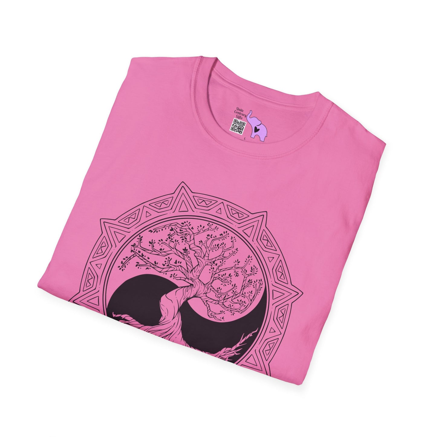 Tree of Life Yin Yang 6 Adult T-shirt