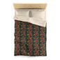 Hummingbirds & Hibiscus Flowers Microfiber Duvet Cover