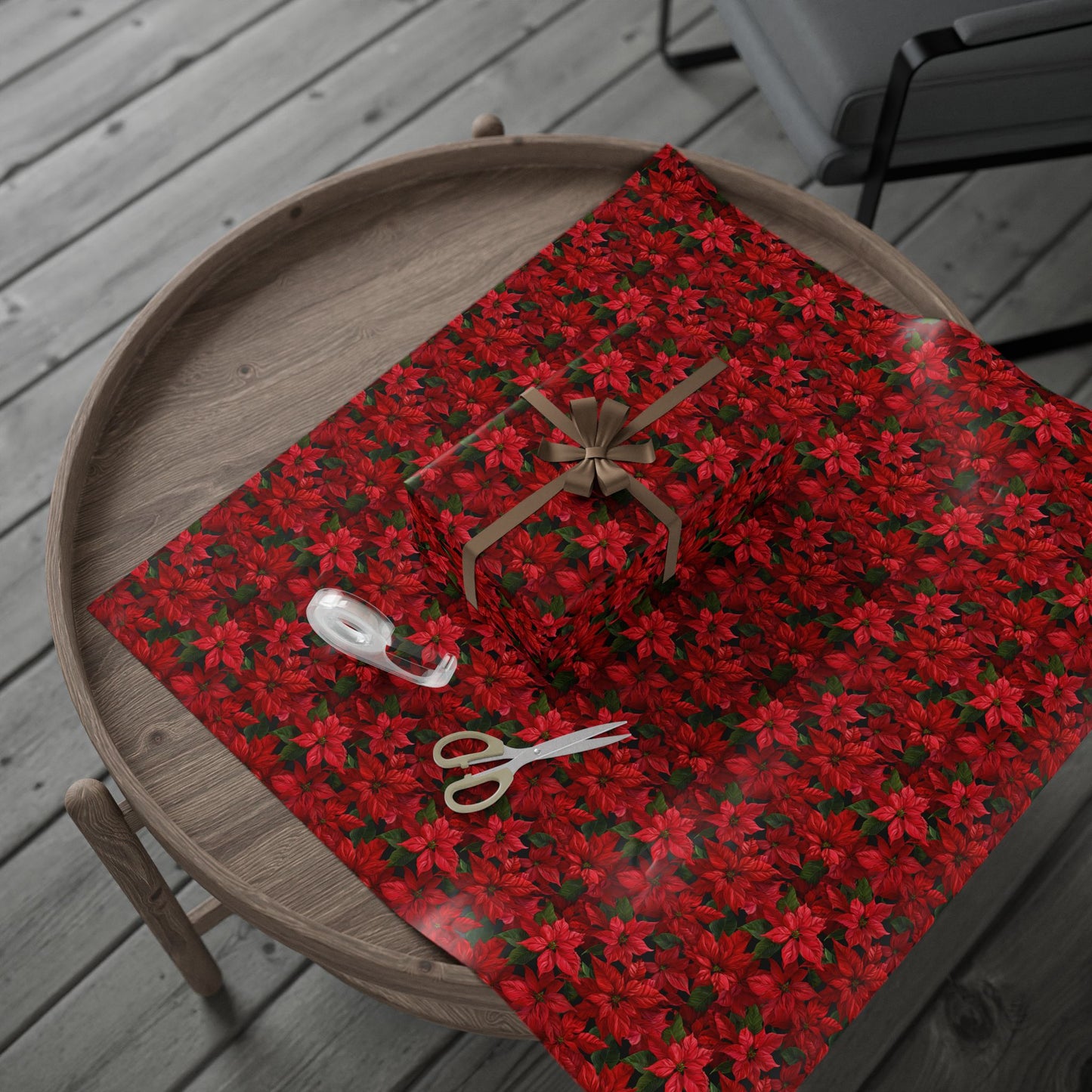 Crimson Noel Wrapping Paper