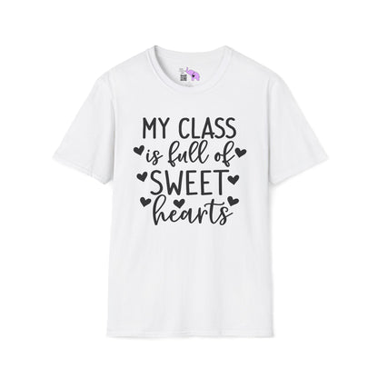 My Class is Full of Sweet Hearts Adult T-shirt