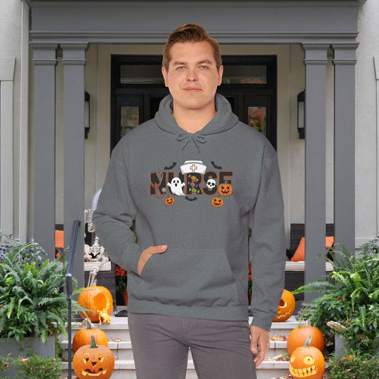 Fun Halloween Nurse Heavy Blend™ Hooded Sweatshirt