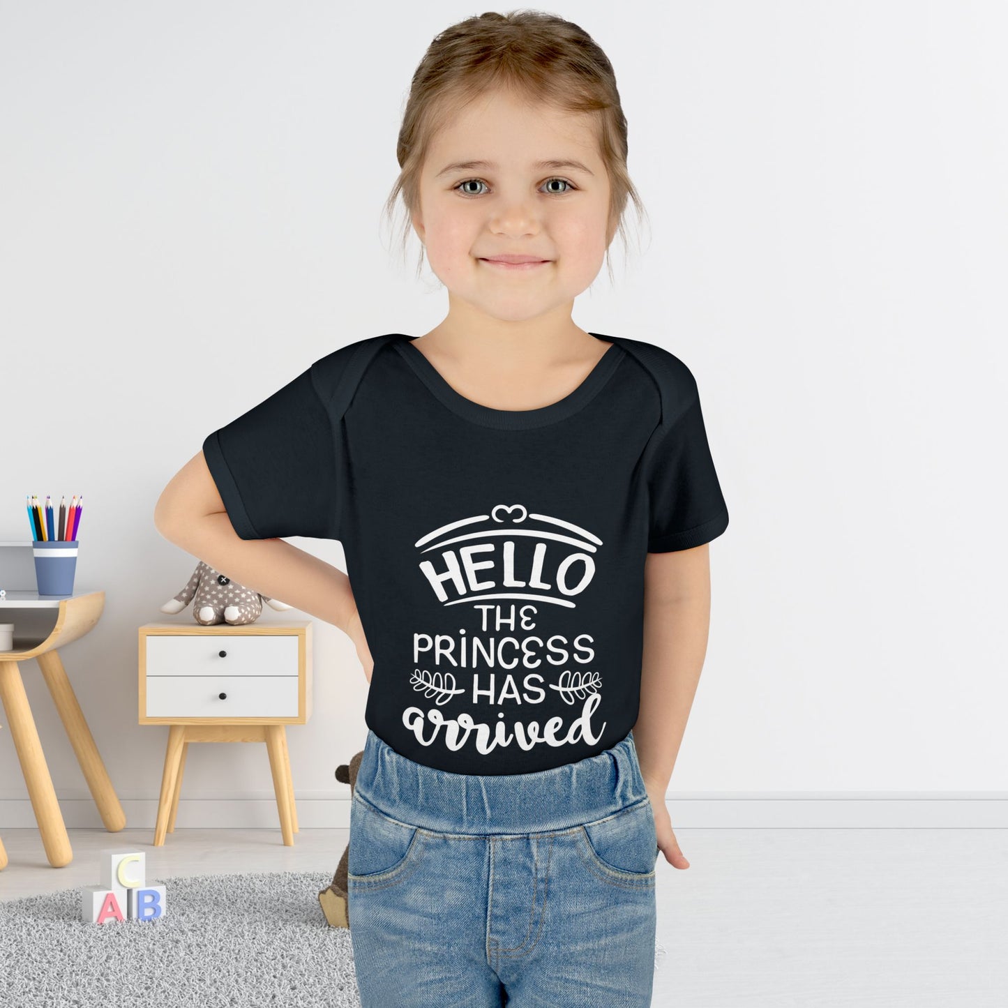 The Princess Has Arrived Infant Baby Rib Bodysuit