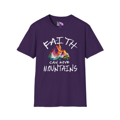 Faith Can Move Mountains Adult T-shirt