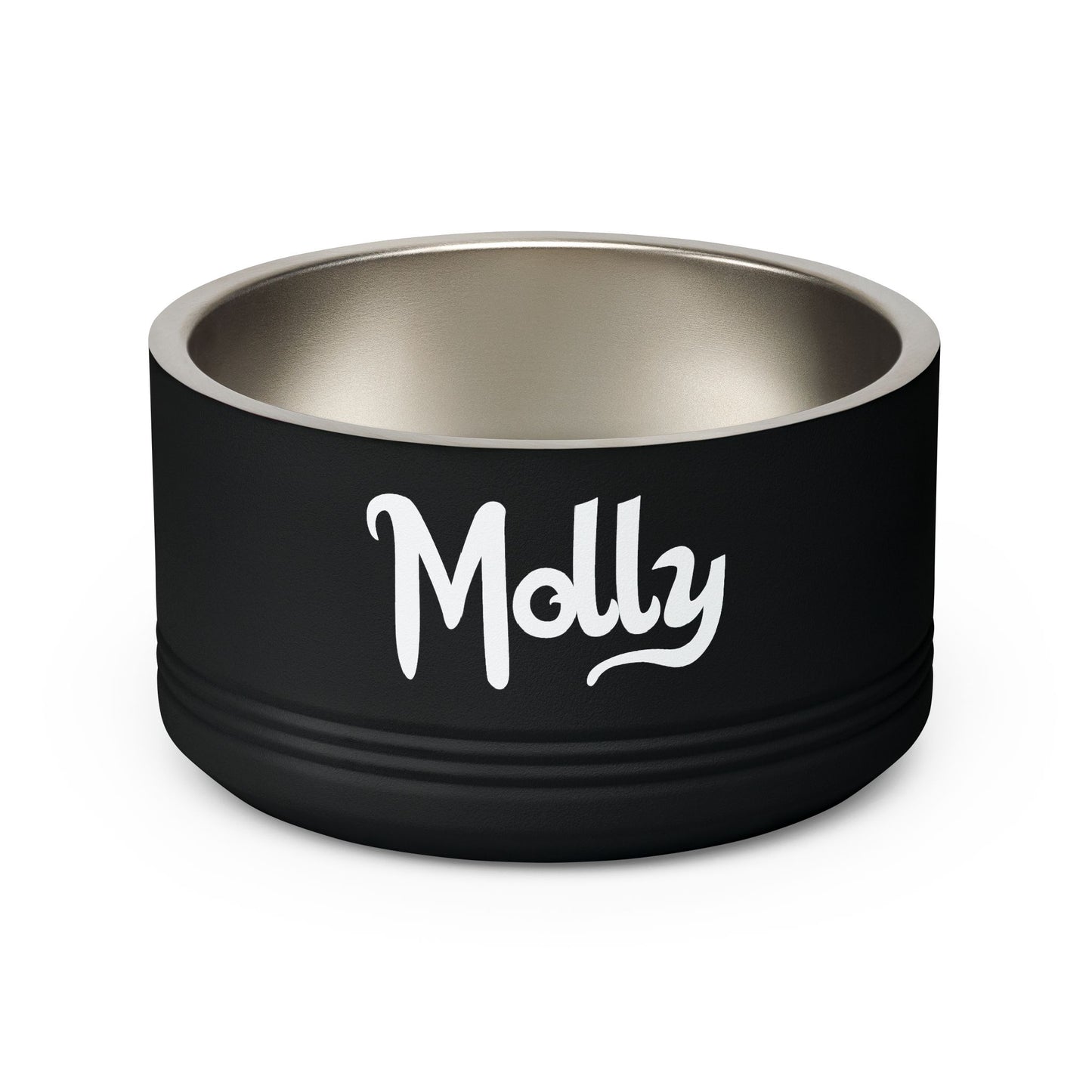 Spoiled Rotten Personalized Pet Bowl – 18oz Stainless Steel Dog & Cat Food Bowl