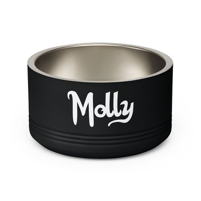 Spoiled Rotten Personalized Pet Bowl – 18oz Stainless Steel Dog & Cat Food Bowl