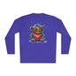 Patchwork Pumpkin Heart Adult Long Sleeve Tee