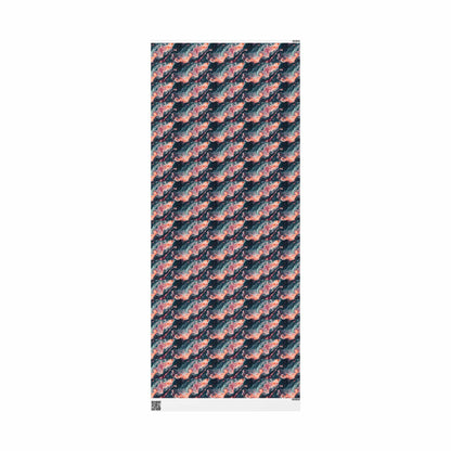 Pink Venom Marble Wrapping Paper