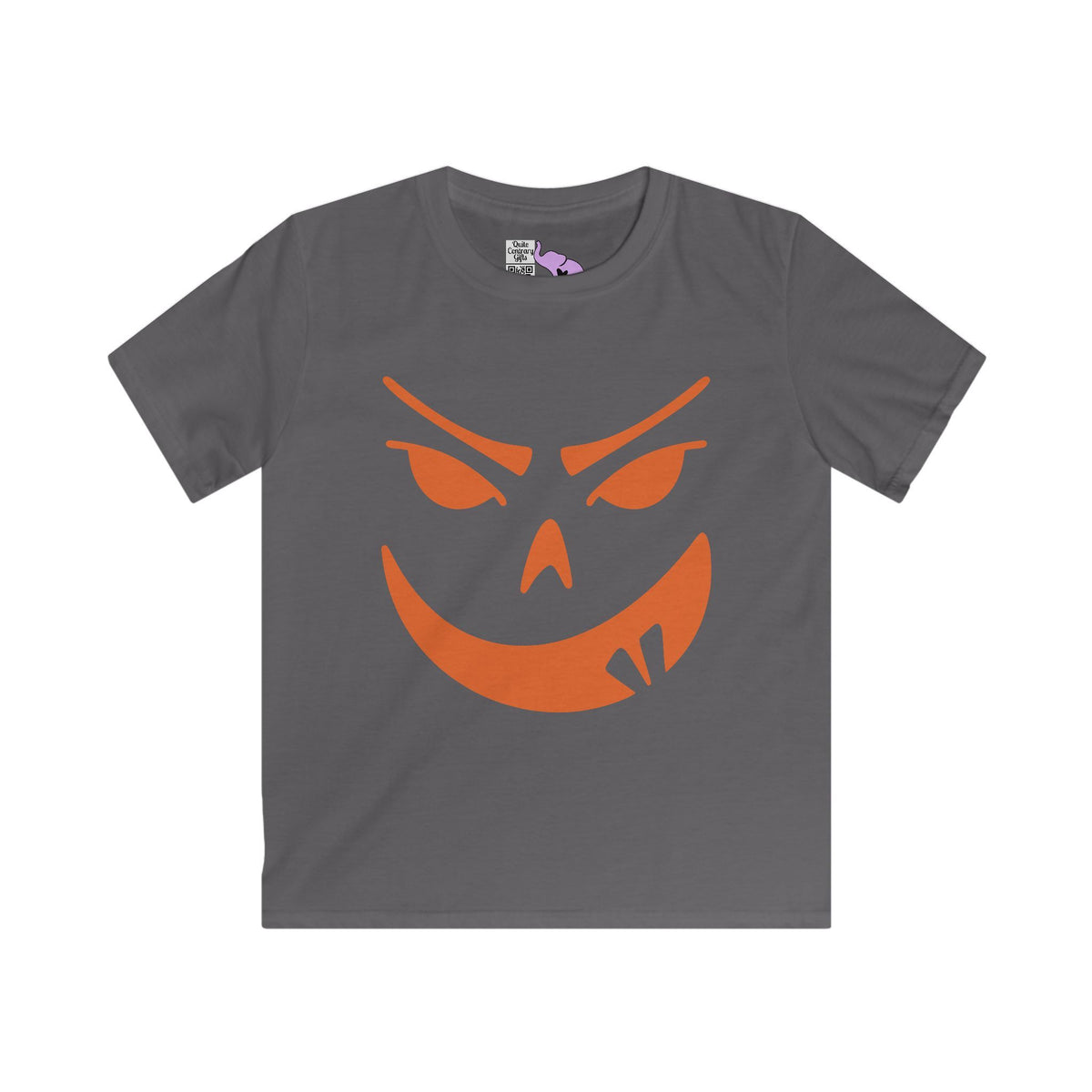 Goofy Grin Jack-O-Lantern Youth Softstyle Tee