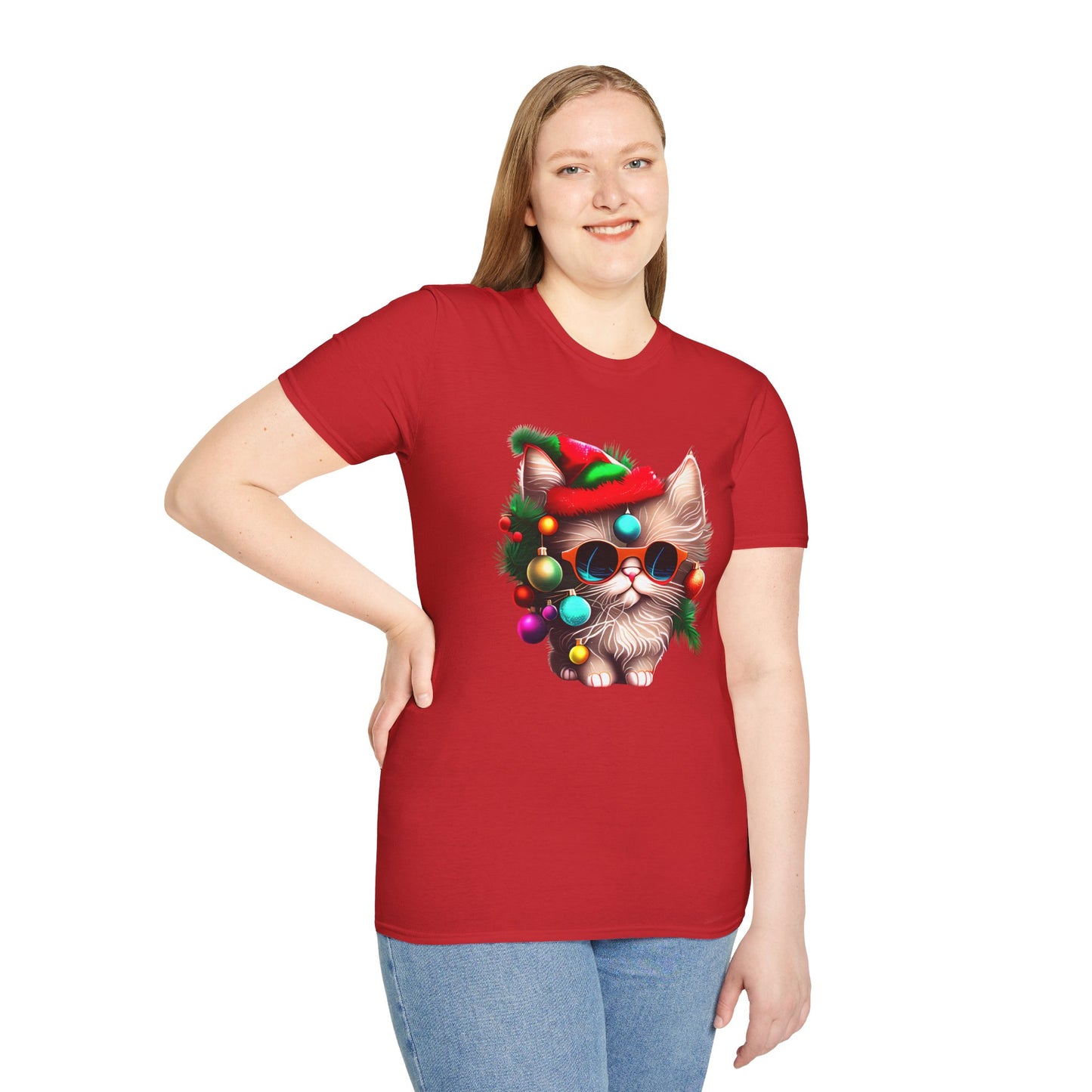 Christmas Tree Kitten T-shirt