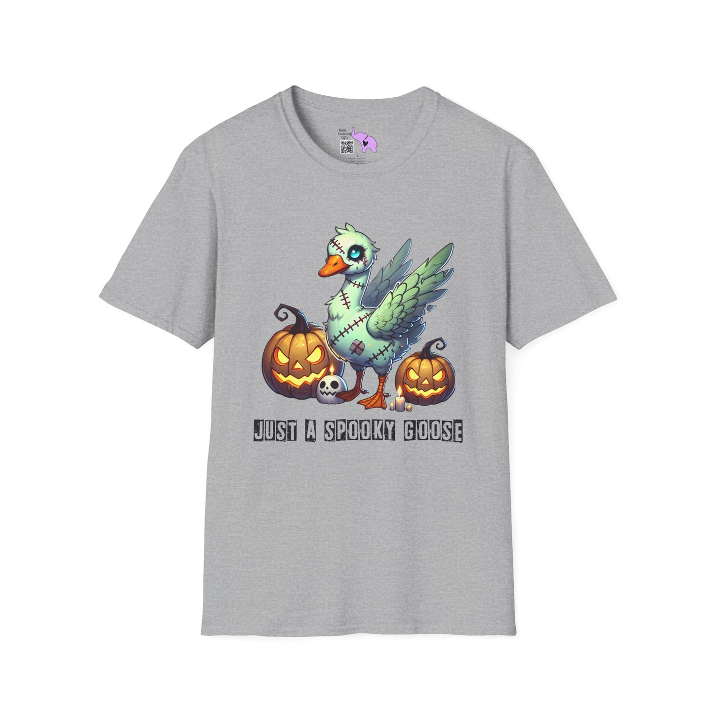 Just A Spooky Goose Adult T-shirt