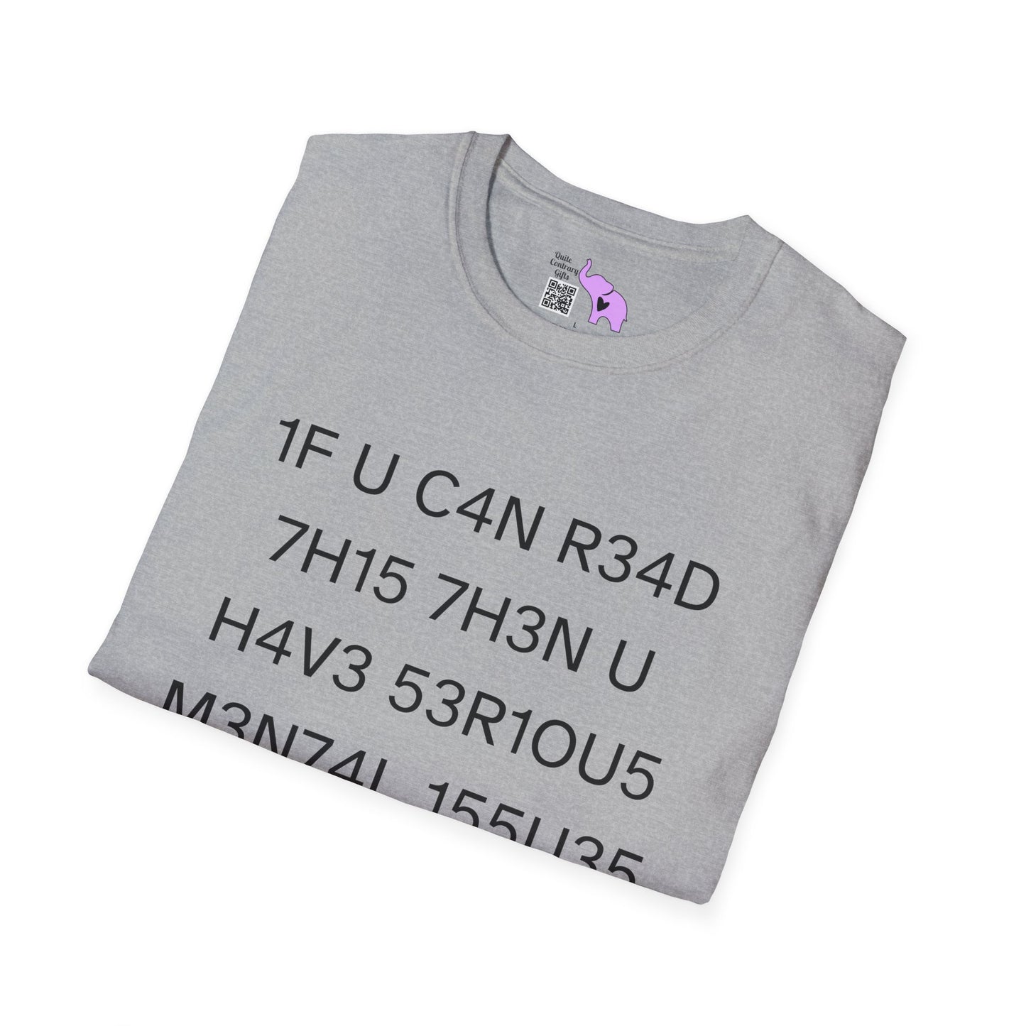 1F U C4N R34D 7H15 Adult T-shirt