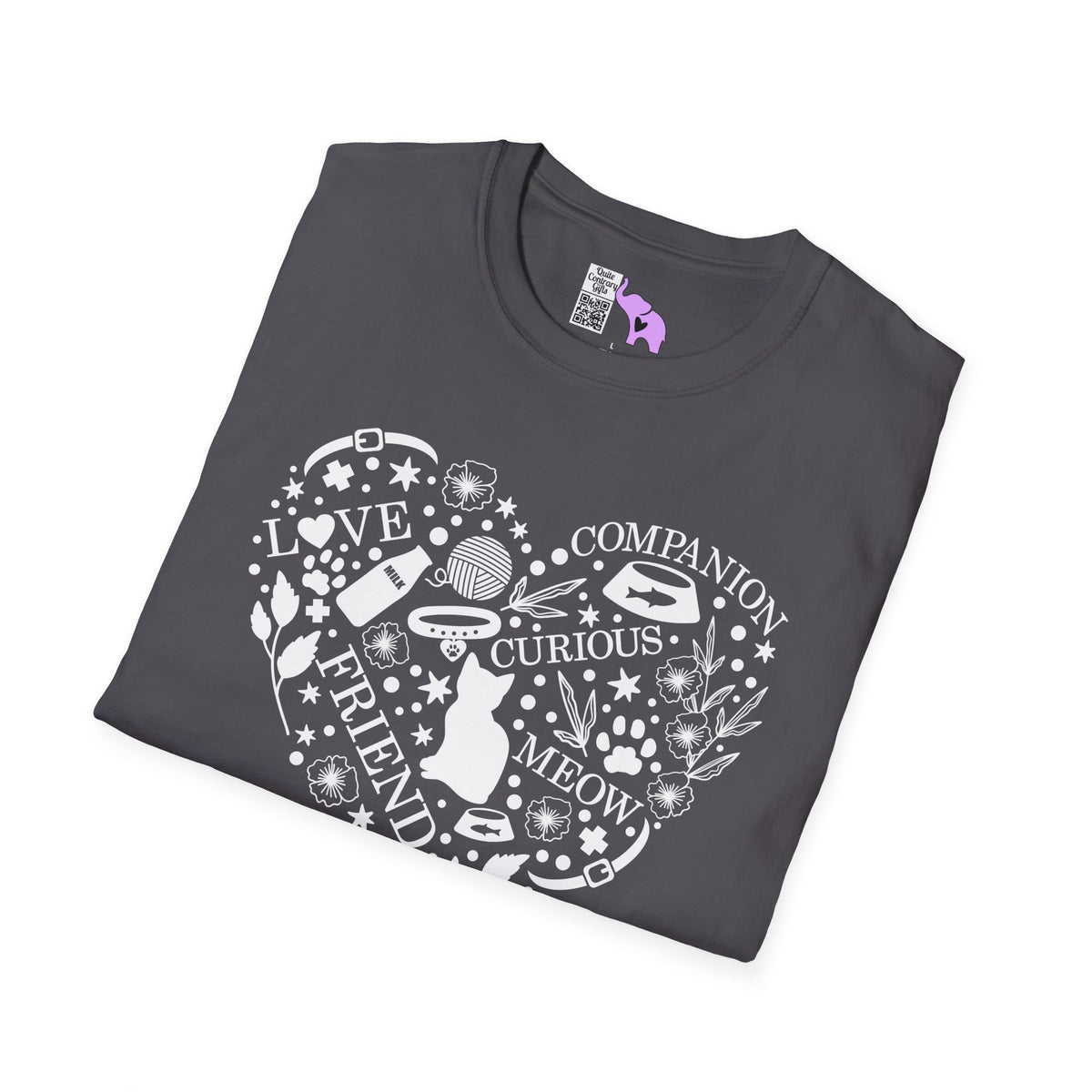 Cats Fill My Heart Adult T-shirt