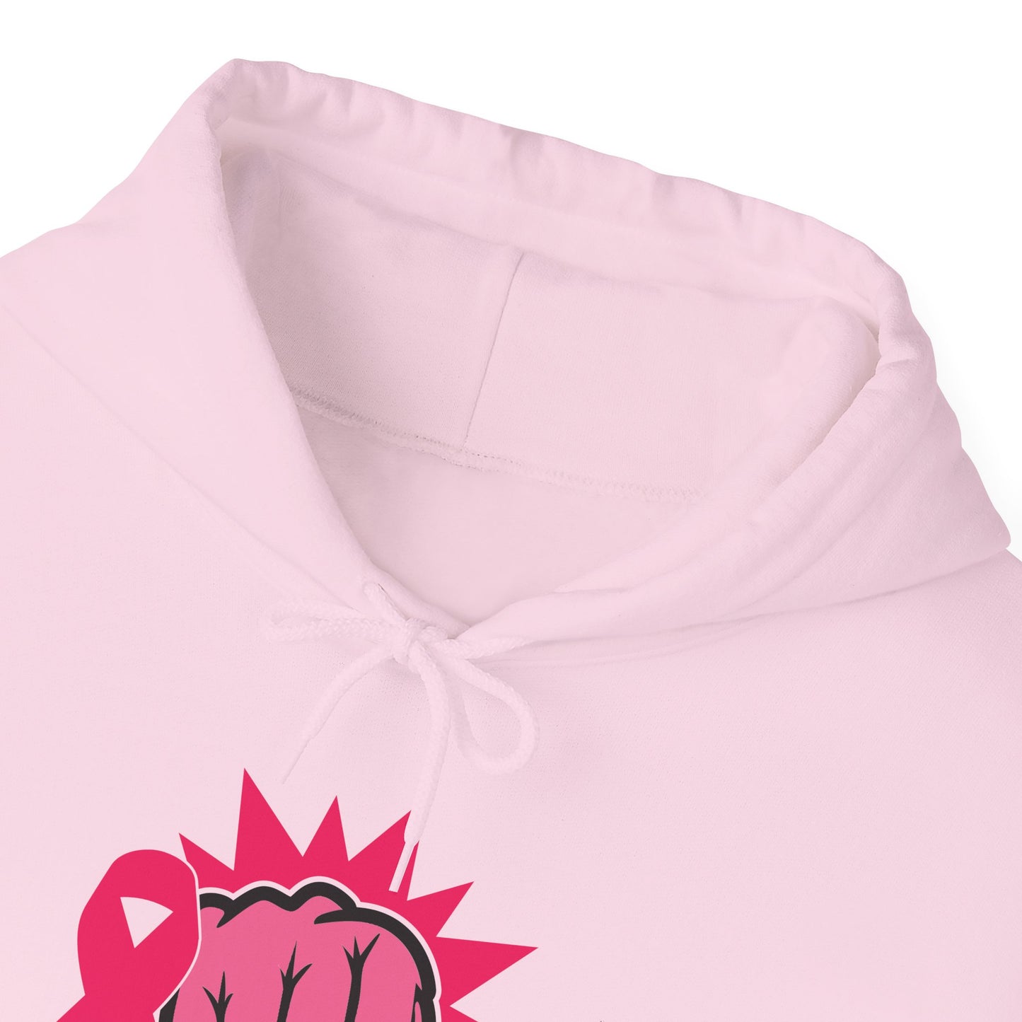 Breast Cancer Warrior Punch Adult Heavy Blend™ Hoodie