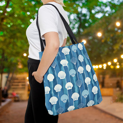 Oceanline Shells Canvas Tote Bag