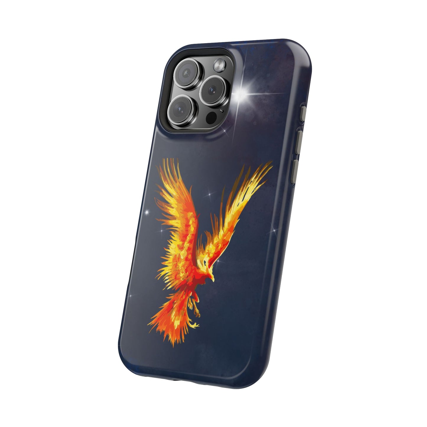 Phoenix Over Nebula MagSafe® Compatible Tough Case for iPhone