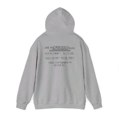 I'm An Invisible Warrior Heavy Blend™ Hooded Sweatshirt