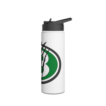 Brenham ISD Logo w/Claw Marks Stainless Steel Water Bottle