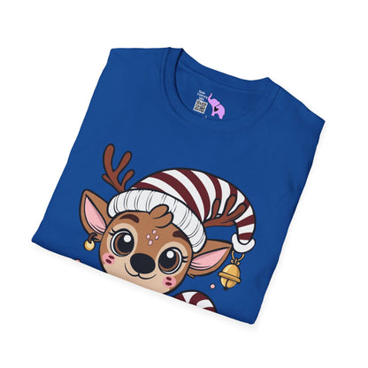 Santa's Little Deer Adult T-shirt