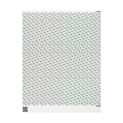 Custom Name Trees & Snowmen Wrapping Papers (Megan)