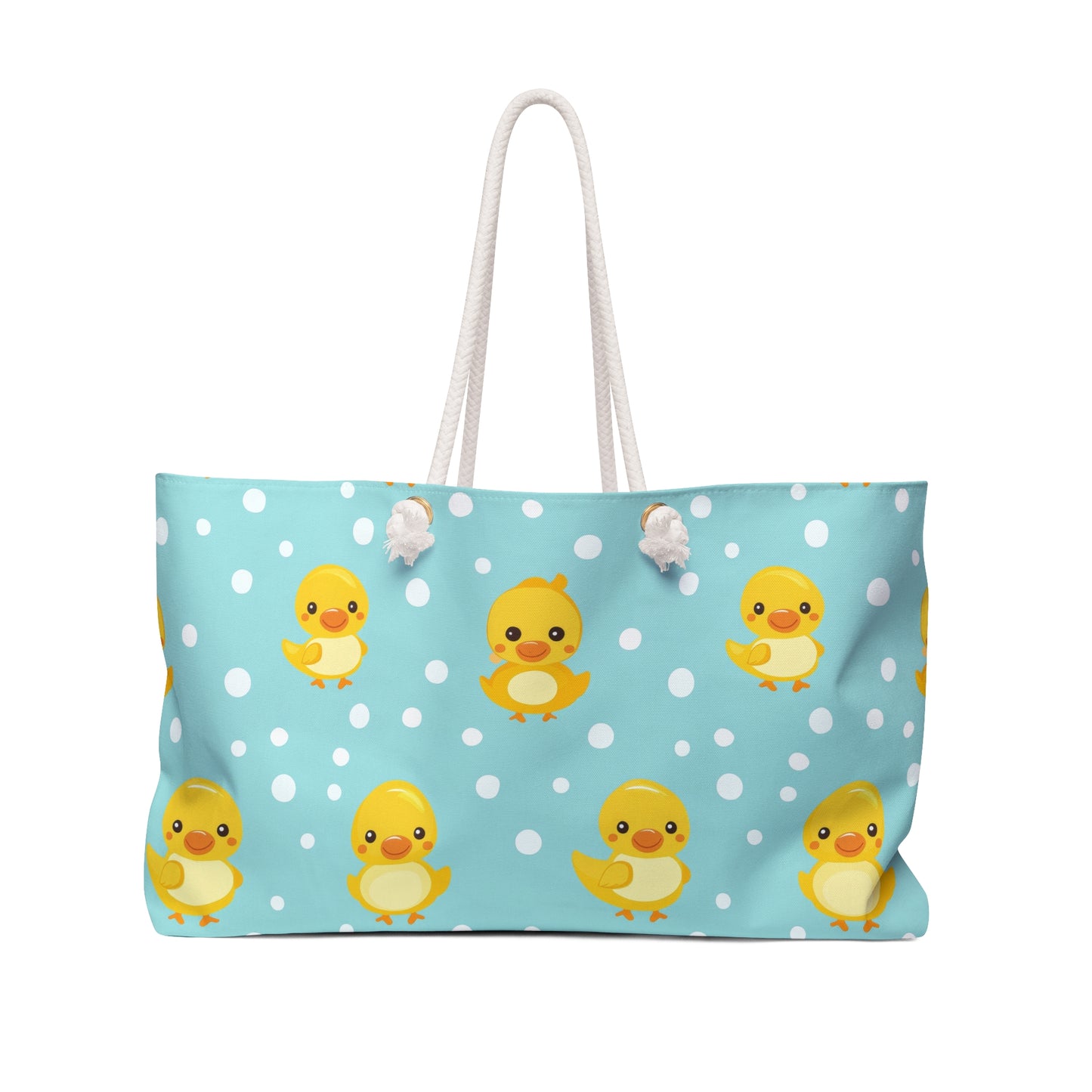 Ducky Dot Parade Weekender Bag