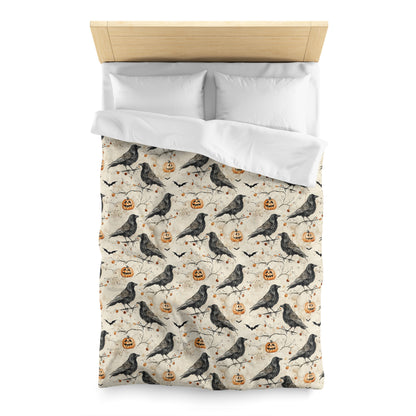 Crow & Gourd Microfiber Duvet Cover