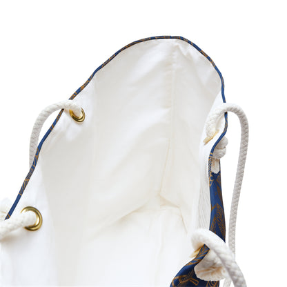 Navy & Gold Botanica Weekender Bag