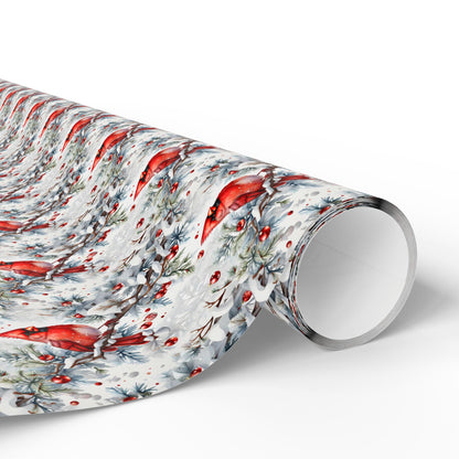 Crimson in the Snow Wrapping Paper