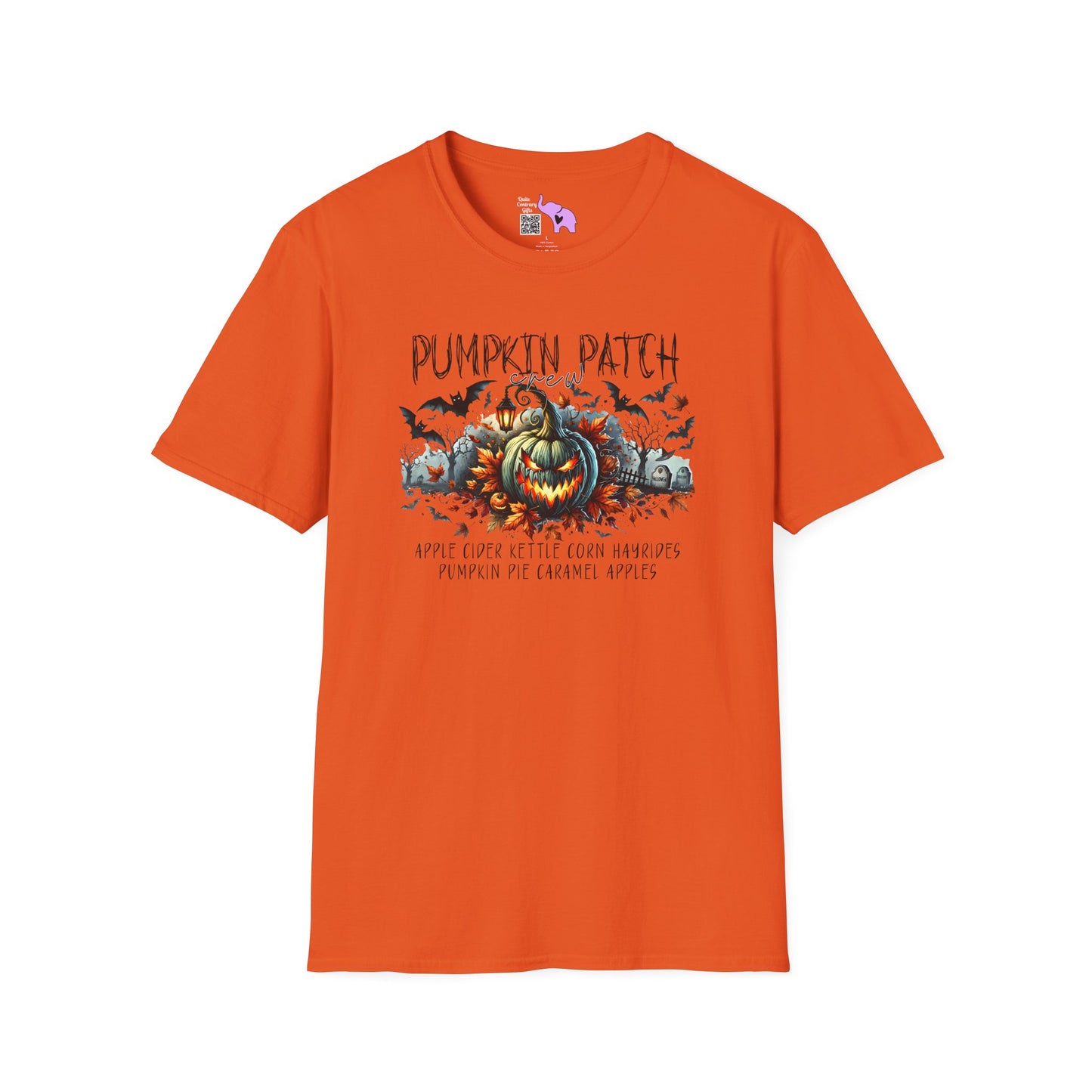 Spooky Pumpkin Patch Adult T-shirt