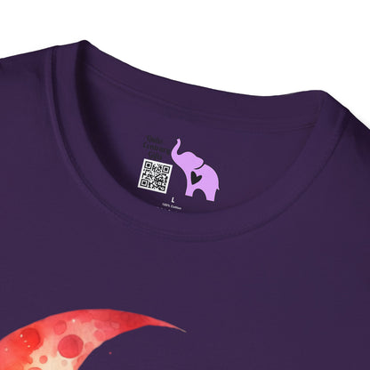 Colorfall Heart Moon Adult T-shirt