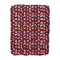 Crimson Axolotls Sherpa Fleece Blanket