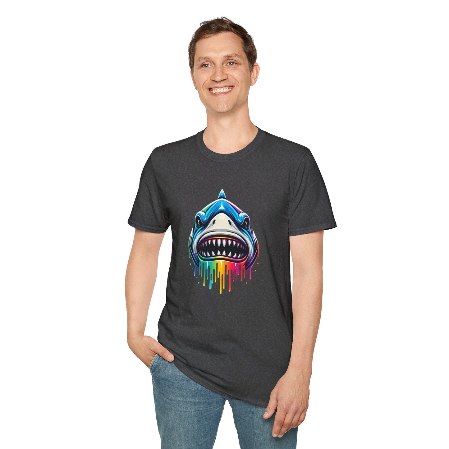 Colorful Shark T-shirt