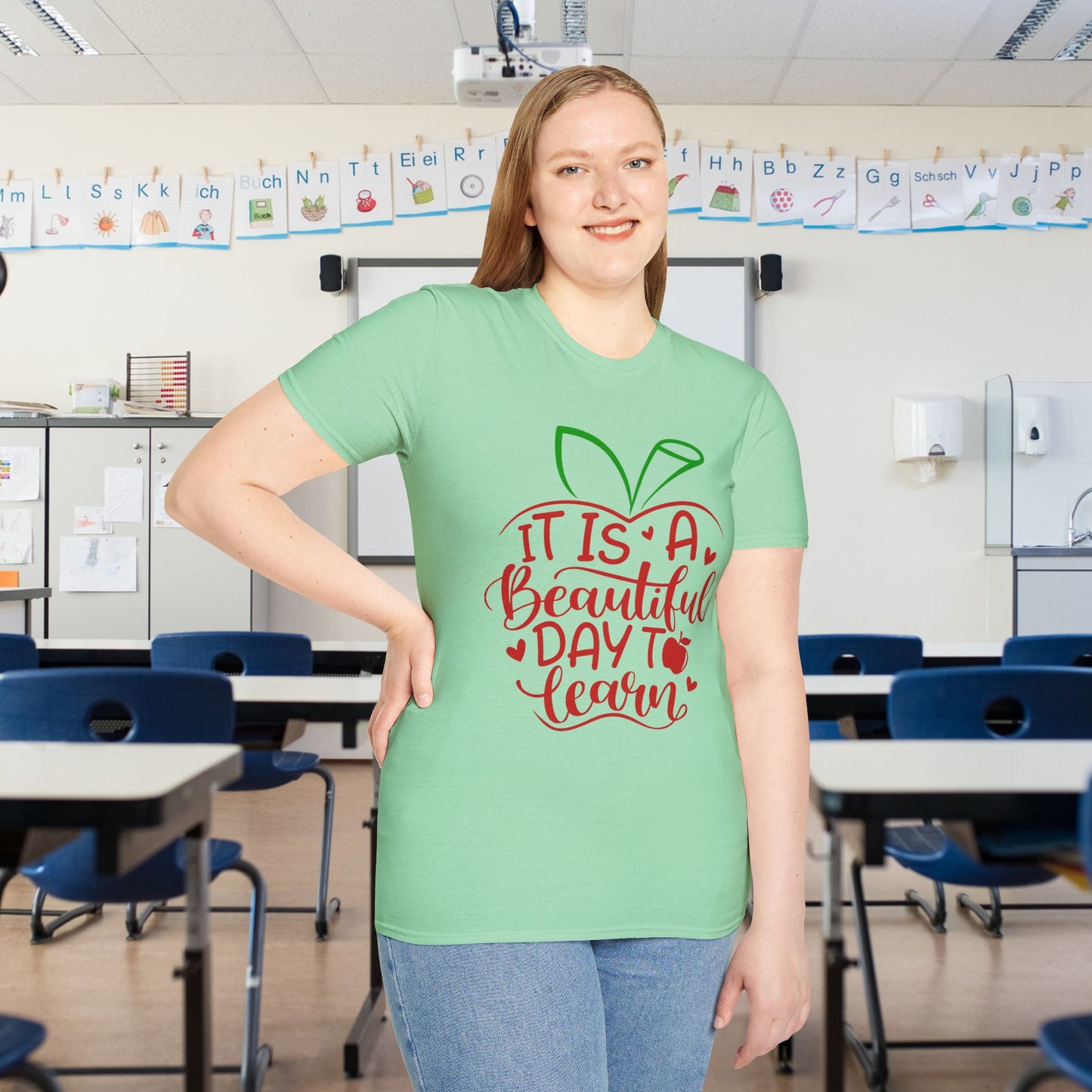It's A Beautiful Day To Learn Adult T-shirt