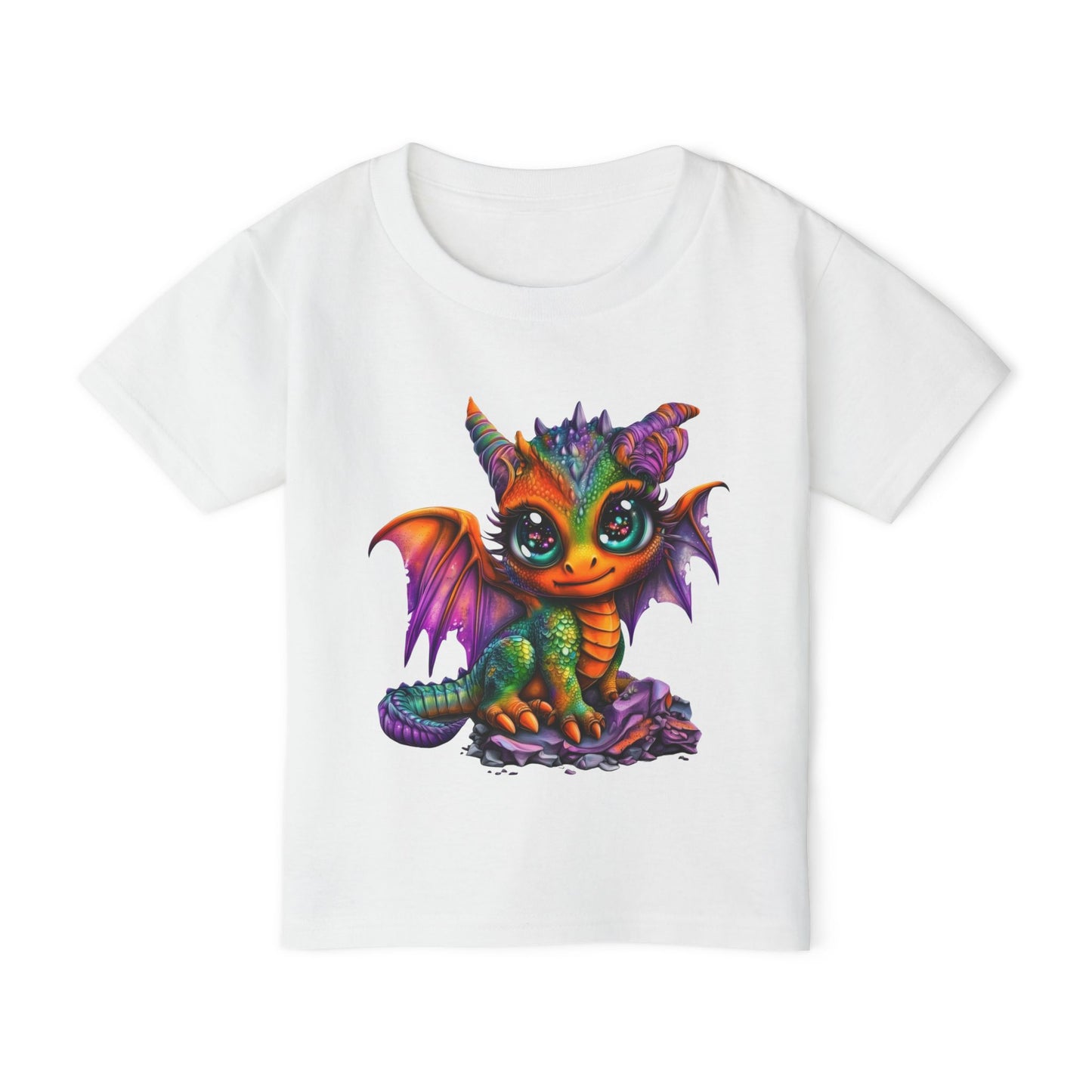 Colorful Baby Dragon Heavy Cotton™ Toddler T-shirt