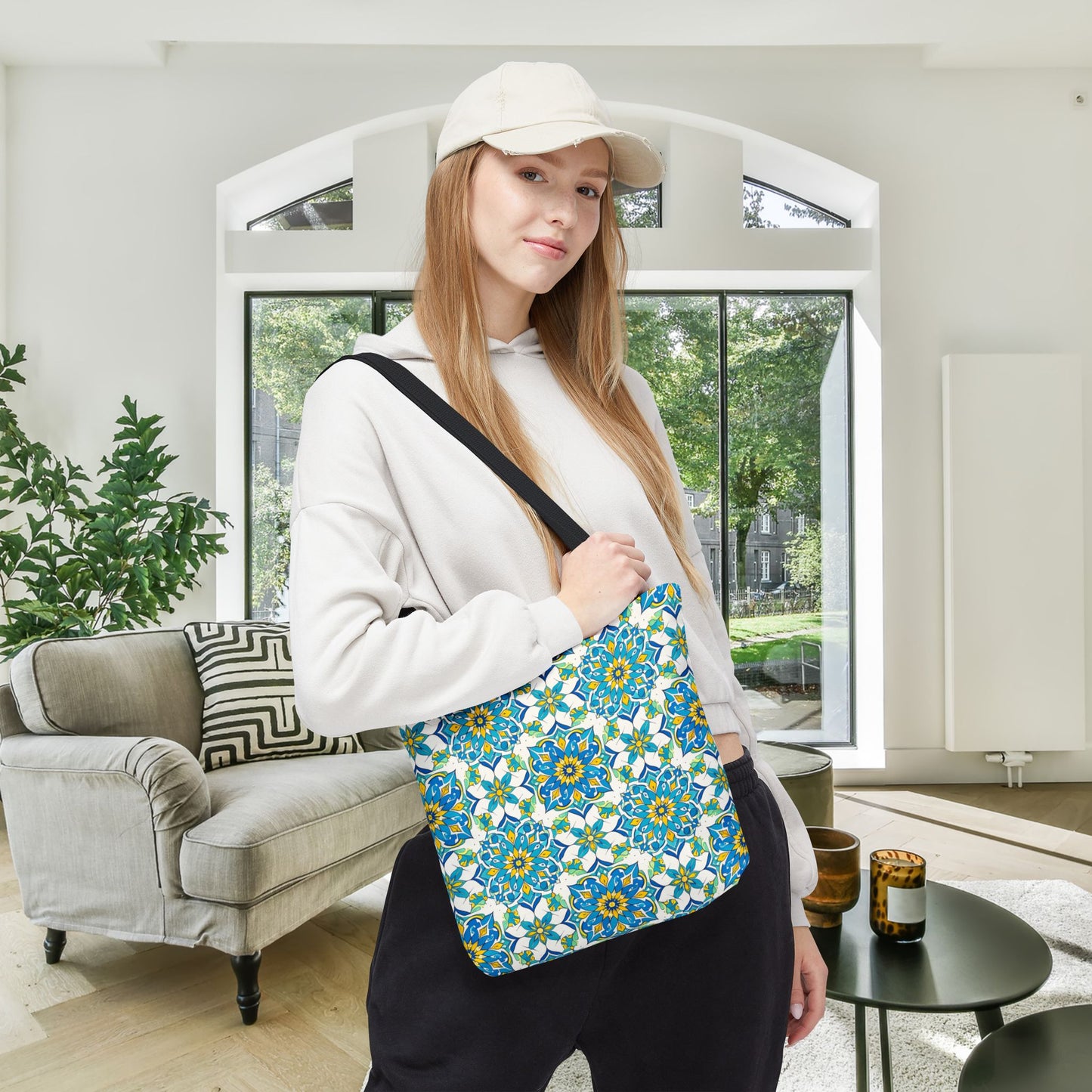 Porto Breeze Canvas Tote Bag