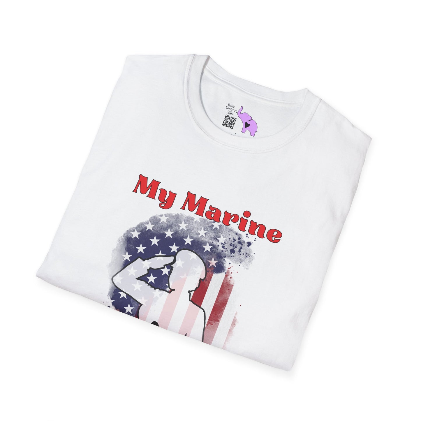 My Marine My Daughter (Mom) Adult T-shirt