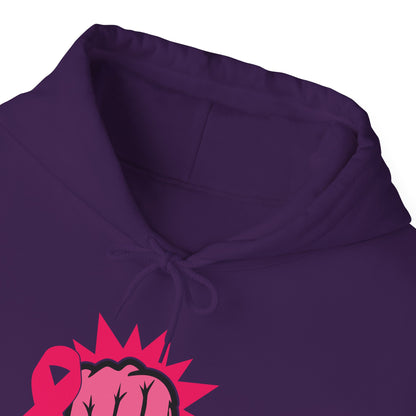 Breast Cancer Warrior Punch Adult Heavy Blend™ Hoodie
