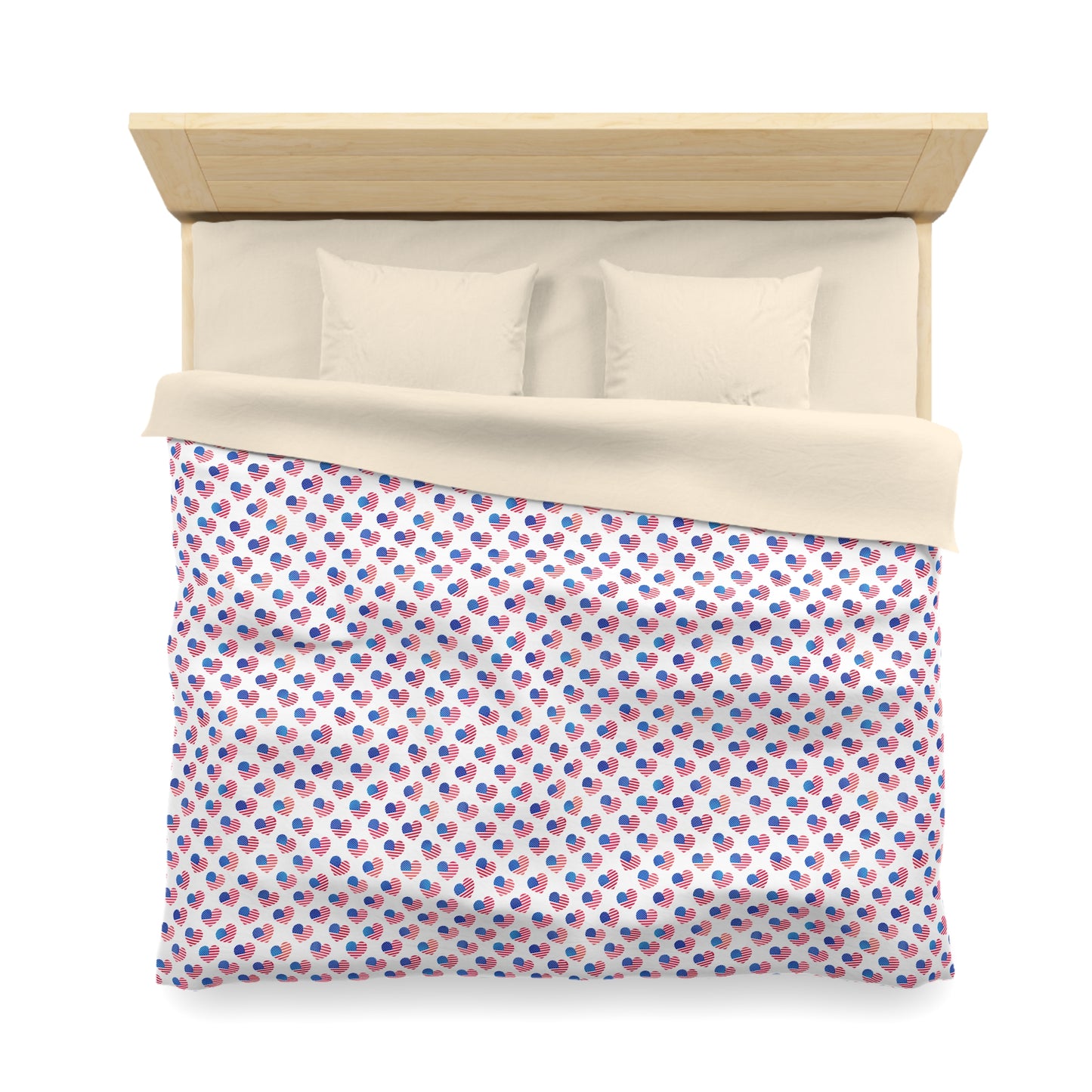 Hearts of Freedom Microfiber Duvet Cover