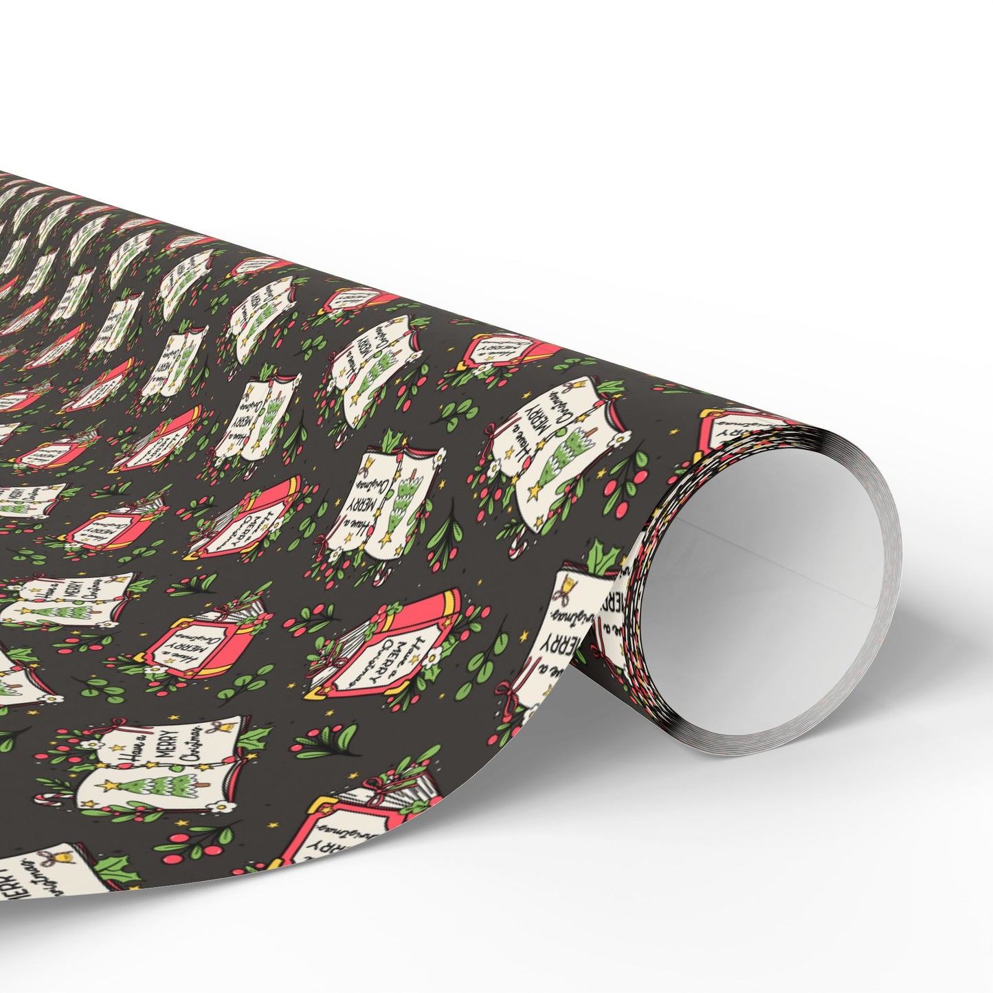 Book Lover's Merry Christmas Wrapping Paper