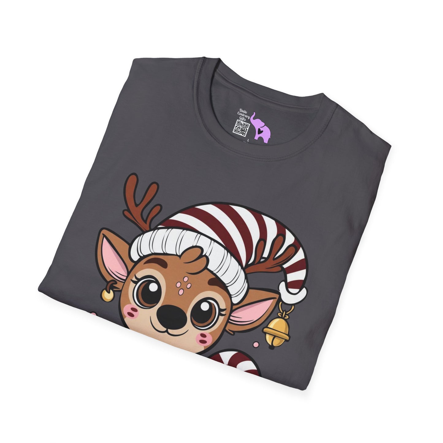 Santa's Little Deer Adult T-shirt