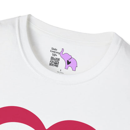 Heart Outline Adult T-shirt