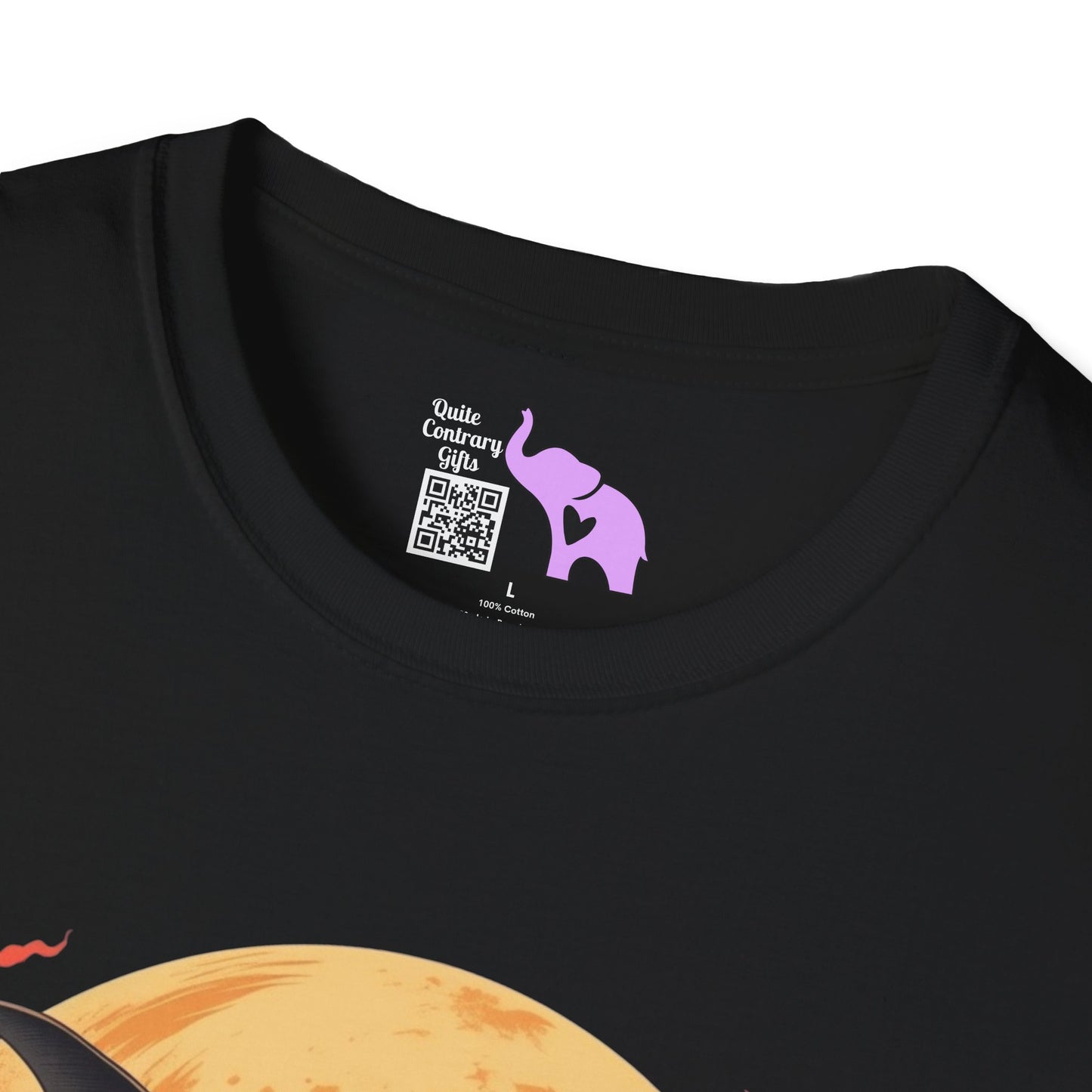 Creepy Bats Over Moon 3 Adult T-shirt