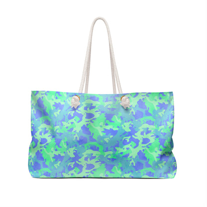 Glacier Grove Camo Weekender Bag